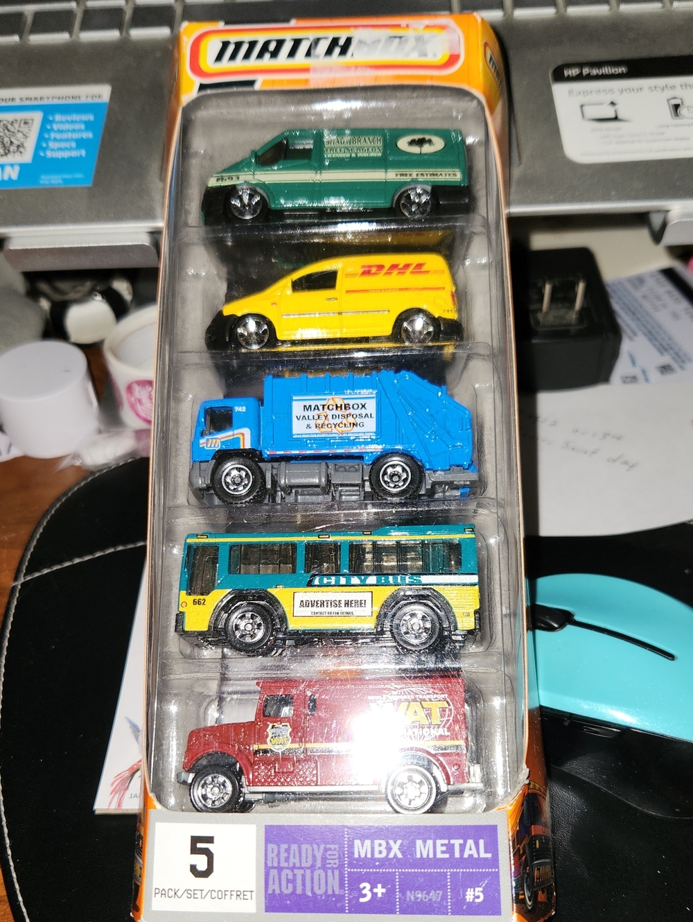 5 Pack Of Matchbox Commercial Vehicles.